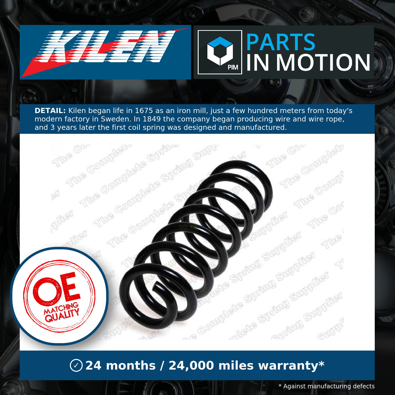 Suspension Coil Spring Rear Long Life Quality Fits Mercedes-Benz SL ROC CS6827 - Image 3
