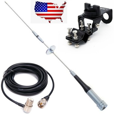 Diamond SG7000 VHF/UHF Ham Radios Antenna RB-46 Car Luggage Rack Mount 5M Cable