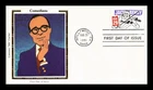 US COVER JACK BENNY COMEDIANS FIRST DAY ISSUE COLORANO SILK CACHET
