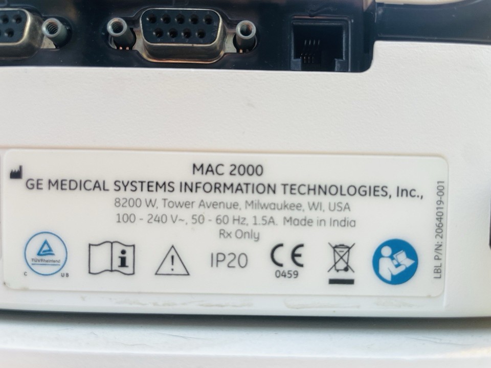 GE Mac 2000 Electrocardiogram Machine | eBay