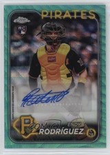 2024 Chrome Update Aqua Wave Refractor /199 Endy Rodriguez Rodríguez Auto 1f5h