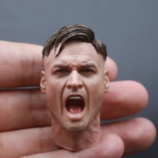 1/6 Machine Gunner Shouting Head Sculpt Model Fit 12