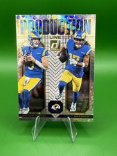 Matthew Stafford / Puka Nacua 2025 Donruss #1 Production Line Los Angeles Rams
