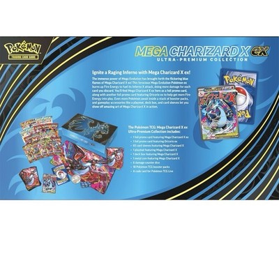 Pokémon Mega Charizard X ex Ultra-Premium Collection Promo Booster