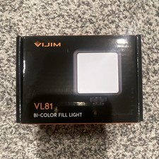 VIJIM VL81 Bi-Color Portable LED Video Light, 81 LEDs, Hot/Cold Shoe Mount