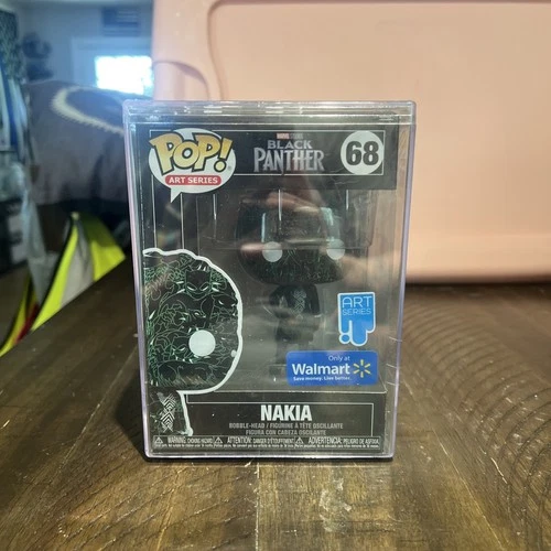 NEW - Funko POP Art #68 Black Panther Nakia Walmart Exclusive + Protector