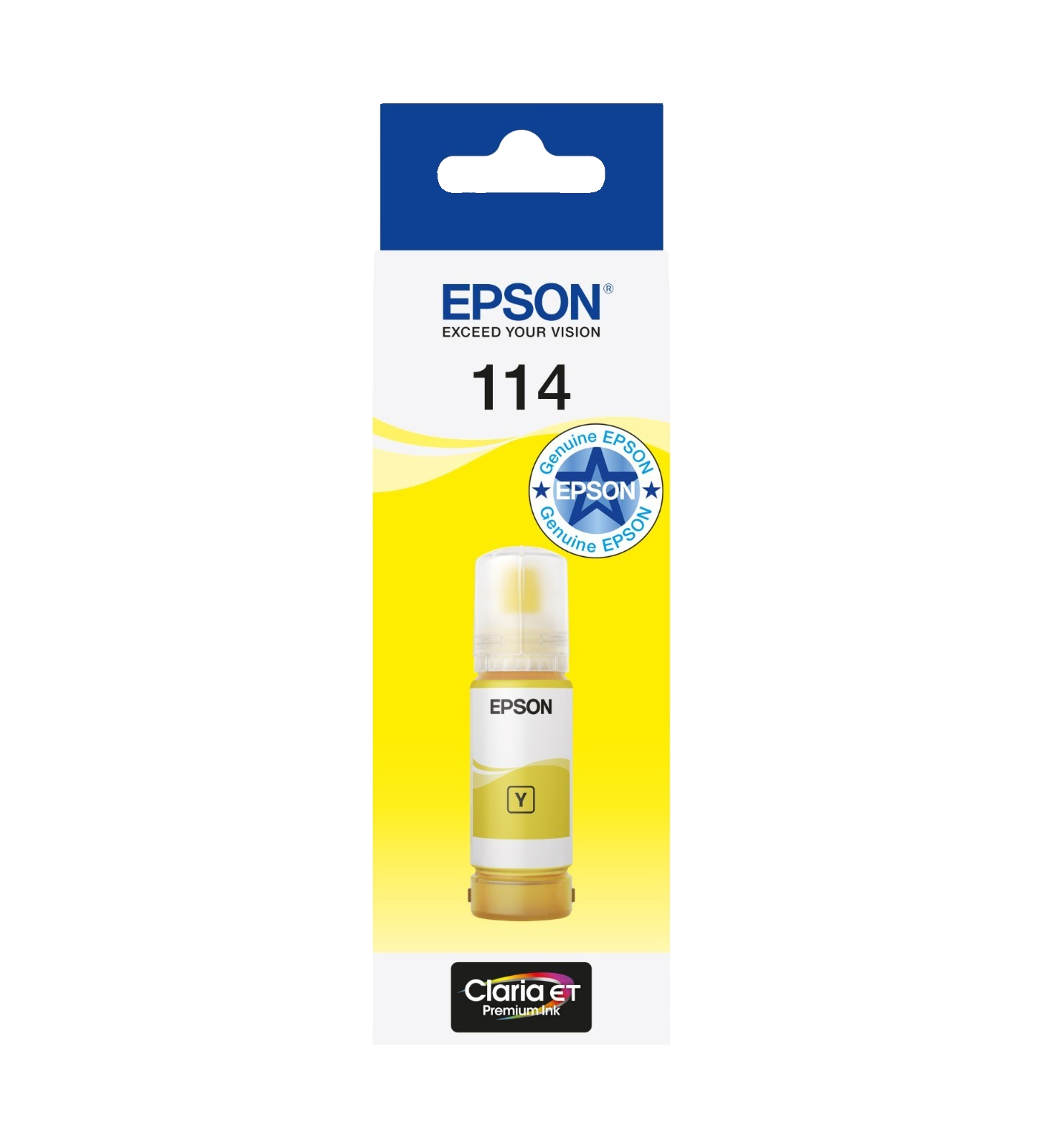 114 EcoTank Yellow ink bottle - Image 2
