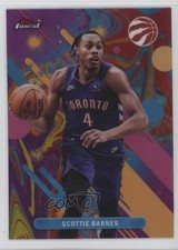 2025-26 Topps Finest Common Oil Spill Refractor Scottie Barnes #31 1e6a