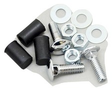 Mud Flap Bottom Plate Hardware Bolts Nuts Washers Chrome Up10405 1 Pkg-3 Bolts