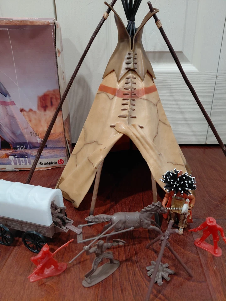 Schleich Wild West 42011 Tipi Tepee С коробкой Б/у  - Изображение 3 из 4