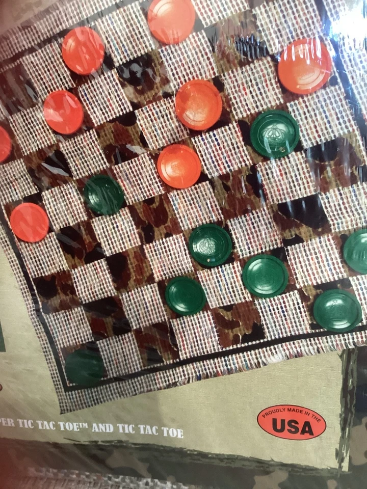 jumbo 3 in 1 Checker Rug Game new - Image 4 of 4