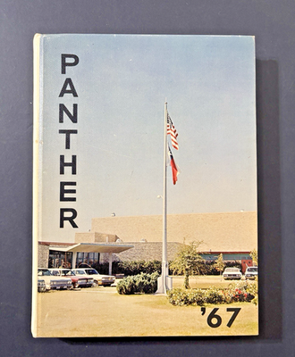 #ad 1967 Permian Panther High School Yearbook Odessa Texas $39.99