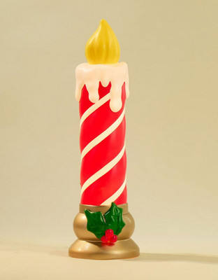 Holiday Candle Blow Mold 30  Lights Up Christmas Decoration