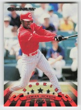 19998 Donruss Baseball DAMIAN JACKSON - Embossed Rookie Card #339. rookie card picture