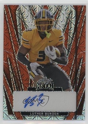 2024 Leaf Metal Orange Mojo 1/3 Luther Burden #BA-LB1 Auto 13u1