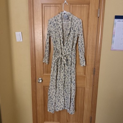 knee length dresses for ladies Vintage 1970s Plaid Viyella Dressing Gown JH Bardwell Claire Haddad La –  Poppy's Vintage Clothing main image 0