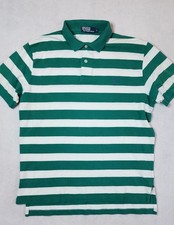 Vintage Polo Ralph Lauren Short Sleeve Polo Striped Shirt Size Lg