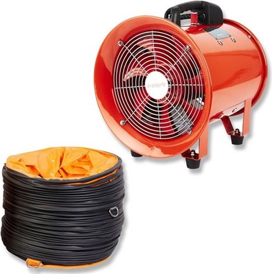 Tragbare axiale Belüftung kommerzieller Rauchabzug Gebläse Ventilator wird kostenlos geliefert 