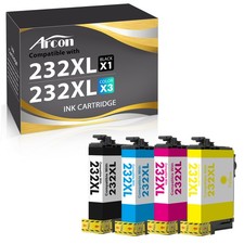 232XL Replacement Ink Cartridges Epson T232XL T232 WF-2930 WF-2950 XP-4200 Lot