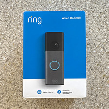 Ring Wired Doorbell (2nd Gen) 2K Wi-Fi Alexa Two-Way Motion Speckled Grey