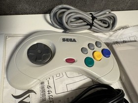 SEGA Saturn Console HST-3220 White Complete Set Tested Working Japan