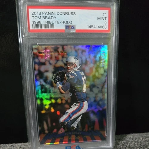 Tom Brady 2018 Panini Donruss - 1998 Tribute Holo #1998-1  20/100 PSA9 POP 4🔥🔥