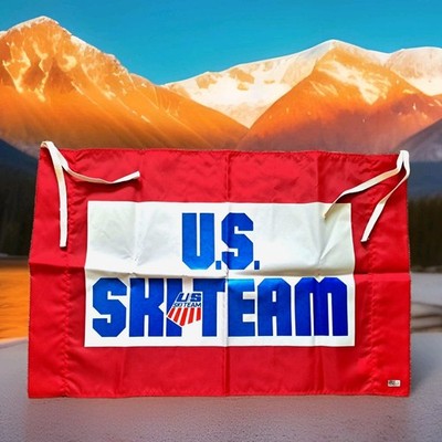 US Ski Team   Authentic Race Used Gate Flag  Large  30x20   Lake Placid