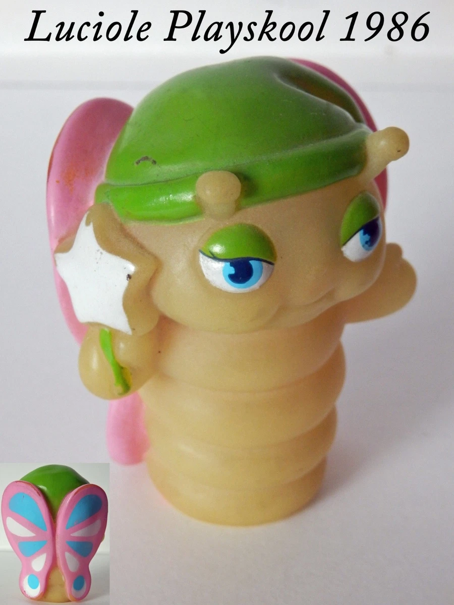 Vtg Hasbro Playskool Glo Friends TURTLE Friend HOPPER Glow Bug & Snail - As Is e