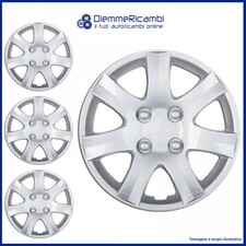 SERIE 4 BORCHIE - 4 COPRICERCHI COPPE RUOTA 14 PER PEUGEOT 206 PLUS