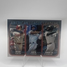 2024 Topps League Leaders #179 Shohei Ohtani, Luis Robert, Adolis Garcia 