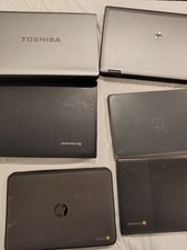 Lot of Laptops Chromebooks 6 ITEMS UNTESTED FOR PARTS