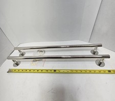 2 Wingits 24" Towel Bar Polished Silver Modern Elegance WMETBPS24 New