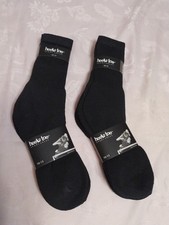 8 Pairs Mens Athletic Sports Solid Black Mid Calf Cotton Long Tube Socks 10-13