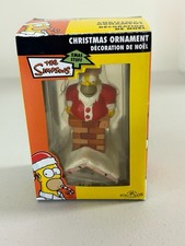 The Simpsons/ Homer - Santa In Chimney Christmas Ornament