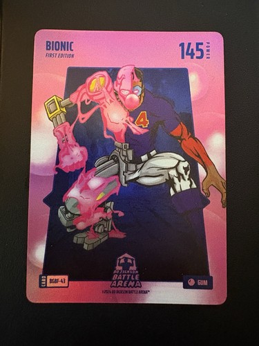 2024 Bo Jackson Battle Arena Bionic Bubblegum Battlefoil Alpha Edition