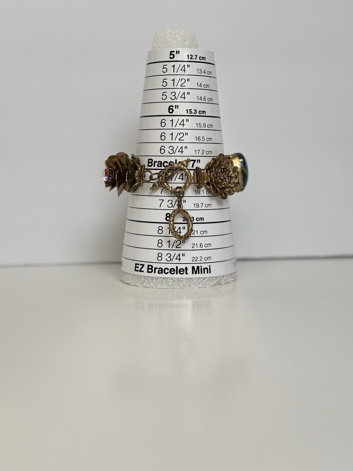 BOHO Dimensional Bold Flowers Design Filigree Pan… - image 8