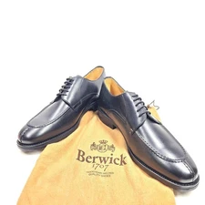 Berwick 1707 Men’s Oxford Dress Shoes 4210 Leather Black Sz 9