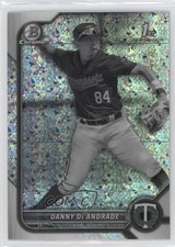 2022 Bowman Chrome Black & White Mini-Diamond Refractor Danny De Andrade c8a
