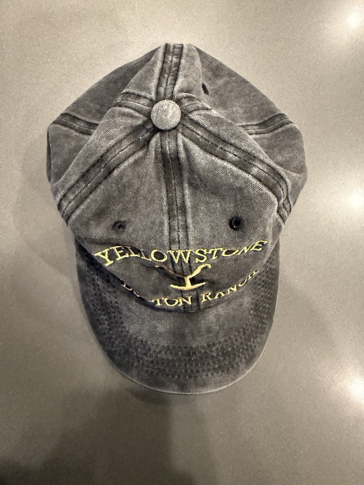 Yellowstone Dutton Ranch Rustic Slideback Hat Gra… - image 2