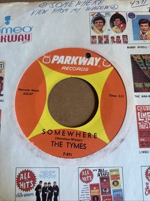 The Tymes: somewhere/view from my window 45 Parkway close to NM vinyl