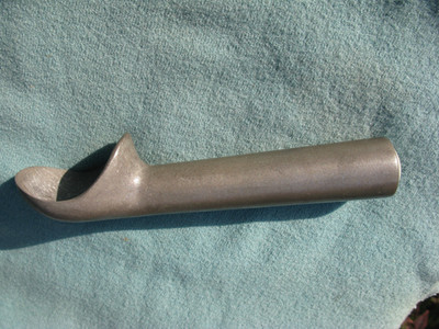 Vintage THE PAMPERED CHEF Aluminum Ice Cream Scoop Liquid Filled Handle #2730