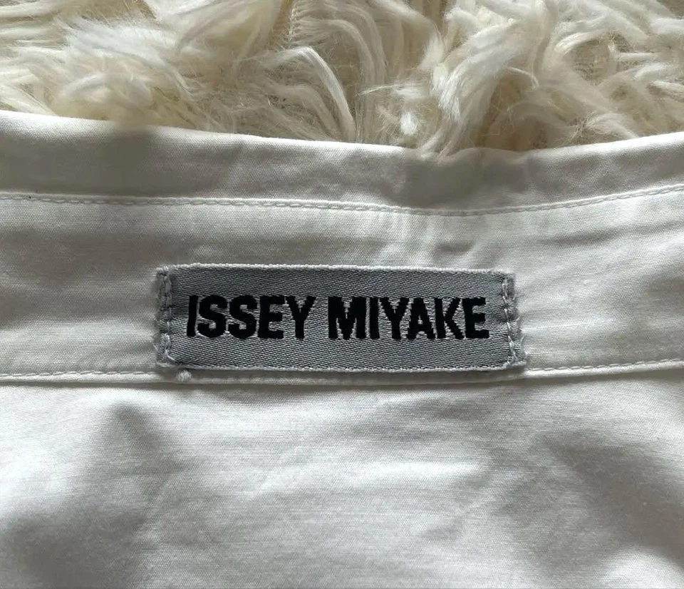 CAMISA MANGA LONGA ISSEY MIYAKE USADA [EXCELENTE ESTADO] TAMANHO M, BRANCA BOA - Imagem 4 de 4