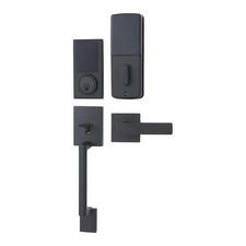 Amazon Basics Grade 3 Electronic Touchscreen Deadbolt Door Lock, MATTE BLACK