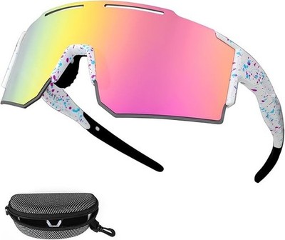 INOXTO Polarized Sports Sunglasses for Men Women Cycling Sunglasses UV400