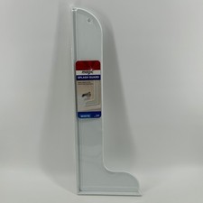 Magic Splash Guard White Peel Stick Bathtub Shower Water Seal 1 Tall Guard NEW
