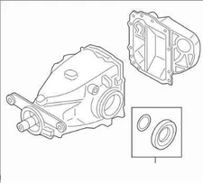 REAR DIFFERENTIAL CARRIER ASSEMBLY OEM 12-16 BMW 328I 1YR WRNTY