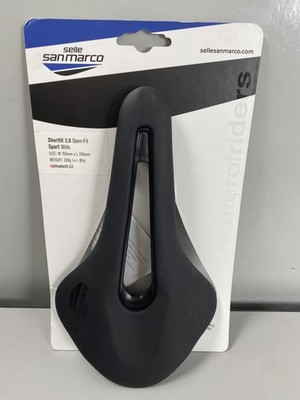 Selle San Marco Shortfit 2.0 Sport Open-Fit Wide Saddle - Black