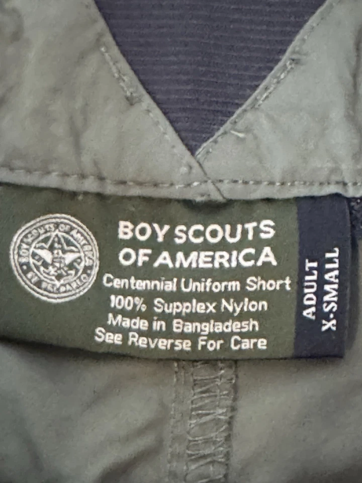 Boy Scout BSA X Small Cargo Shorts Centennial Uniform Nylon Boy Scouts - Image 2 of 4