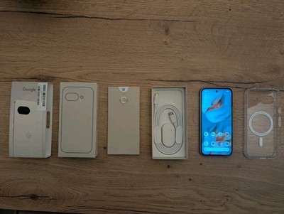 Google Pixel 9a 128GB Porcelain   wie neu, OVP, Rechnung, Garantie 03/2028 TOP1A