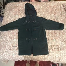 Made In The USA Green Wool Hooded Jacket